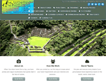 Tablet Screenshot of davidexpeditionsperu.com
